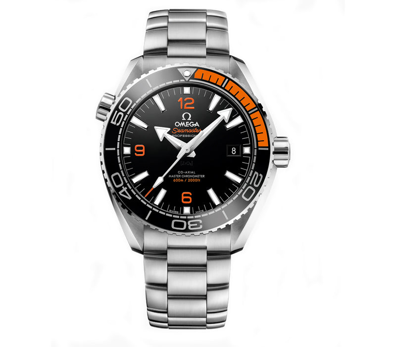 44mm Planet Ocean Black Dial Stainless Steel Bracelet