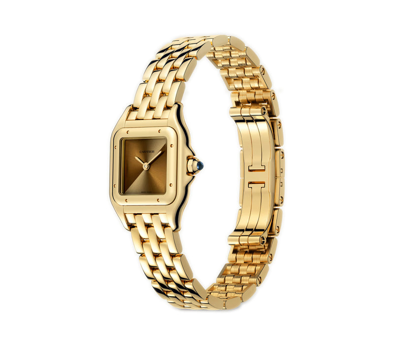 22mm Gradient Gold Dial 18k Yellow Gold Bracelet