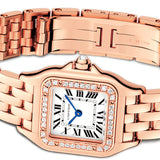 23mm Small 18k Rose Gold Diamond Bezel