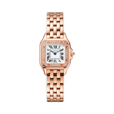 23mm Small 18k Rose Gold Diamond Bezel