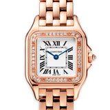 23mm Small 18k Rose Gold Diamond Bezel