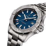 42mm Blue Dial Stainless Steel Bracelet
