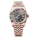 42mm Slate Dial 18k Rose Gold Jubilee