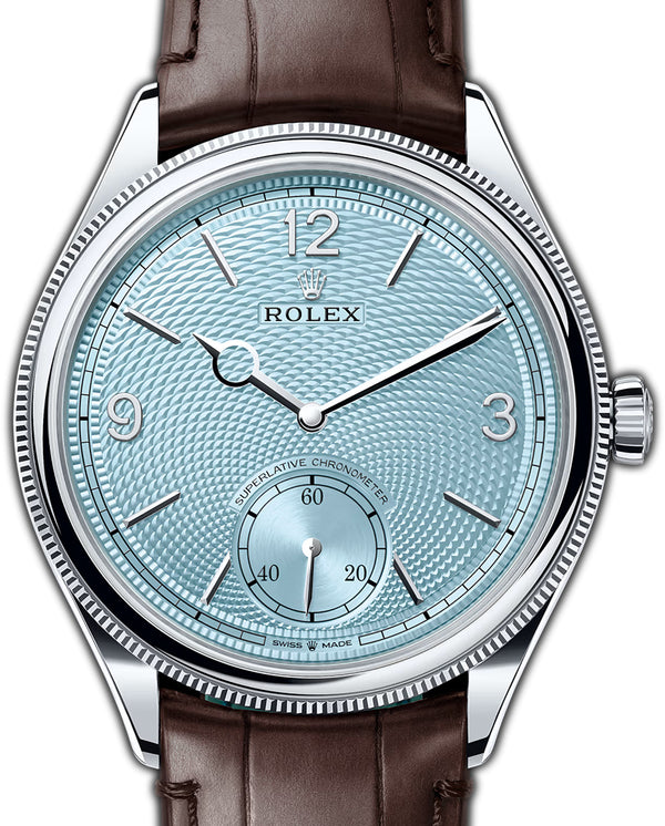 39mm Platinum Ice Blue Dial