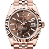 42mm Chocolate Dial 18k Rose Gold Jubilee