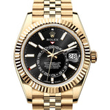 42mm Black Dial 18k Yellow Gold Jubilee