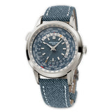 40mm 18k White Gold Case World Time
