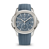 41mm Travel Time 18k White Gold Blue-Grey Dial