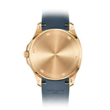 39mm Travel Time 18k Rose Gold Blue-Grey Dial Quartz