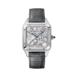 31mm Large Santos Dumont Stainless Steel Micro-Rotor Skeleton Dial