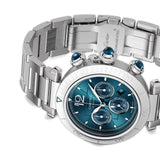41mm Blue Sunray Dial Chronograph Stainless Steel