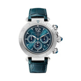 41mm Blue Sunray Dial Chronograph Stainless Steel
