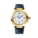 41mm 18k Yellow Gold Silver Flinqué Dial