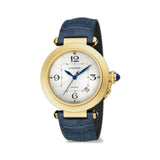 41mm 18k Yellow Gold Silver Flinqué Dial