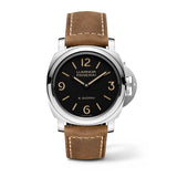 44mm 8 Days Steel Black Dial