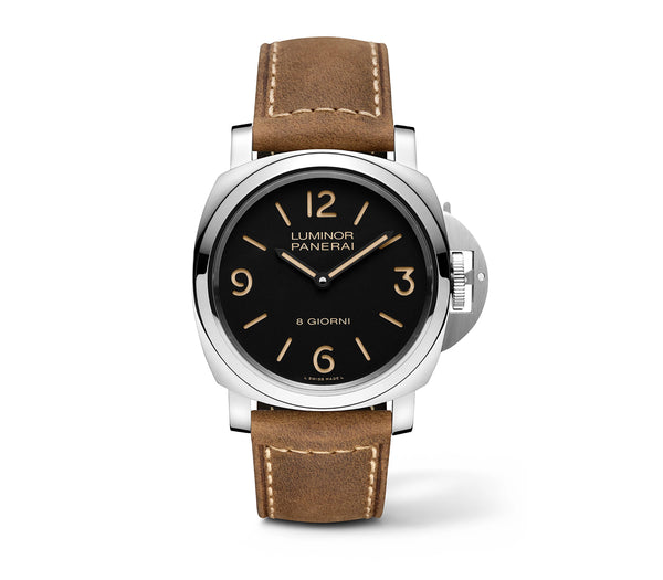 Panerai Luminor 44mm 8 Days Steel Black Dial PAM00914 Element iN Time NYC