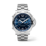 44mm Blue Dial Stainless Steel Bracelet Chronograph