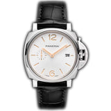 42mm Due Steel White Sandwich Dial