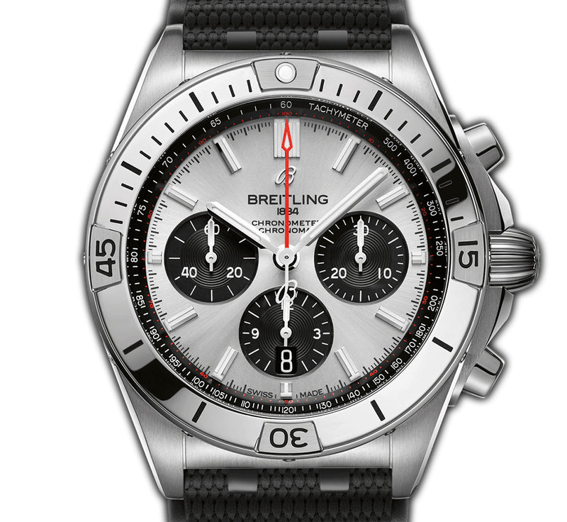 42mm Steel Silver Dial B01 Chronograph