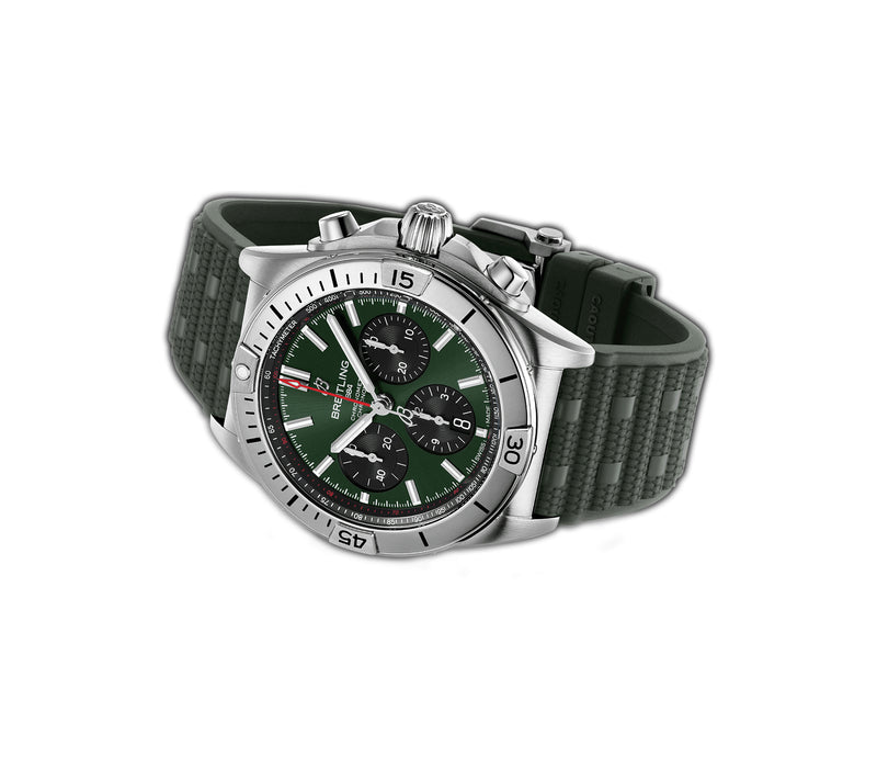 42mm Steel Green Dial B01 Chronograph