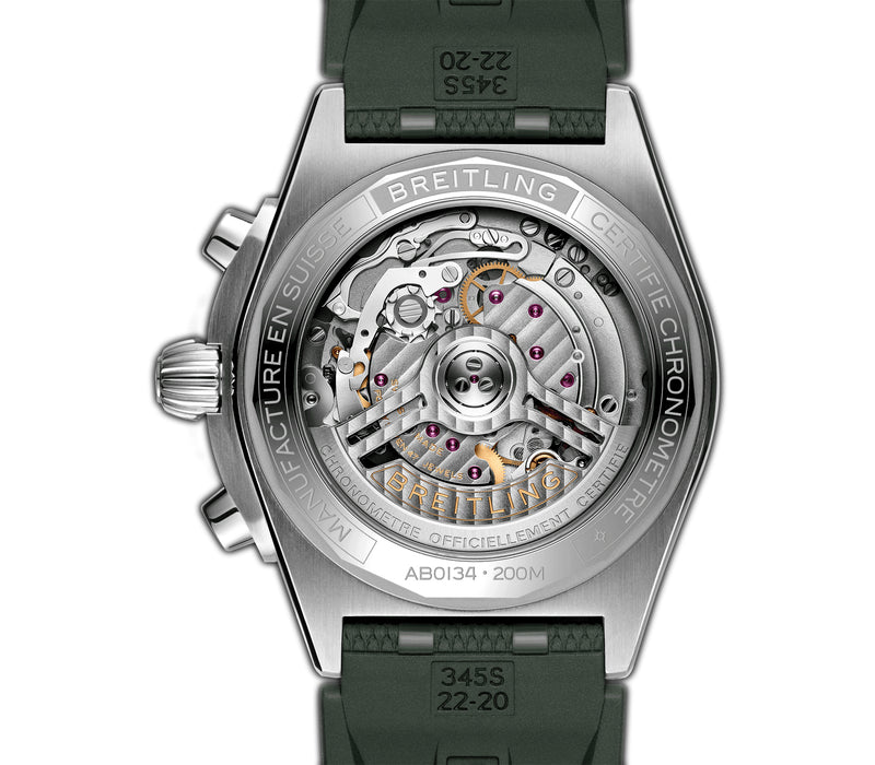 42mm Steel Green Dial B01 Chronograph