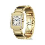 27mm Tank Francaise Medium Diamond Bezel 18k YG