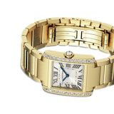 27mm Tank Francaise Medium Diamond Bezel 18k YG