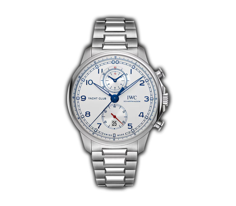 45mm Yacht Club Chronograph Steel Silver Dial