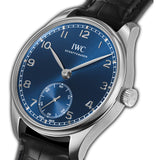 40mm Stainless Steel Blue Dial