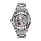 40mm Silver Dial Stainless Steel Bracelet