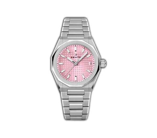 36mm Skyline Stainless Steel Pink Dial