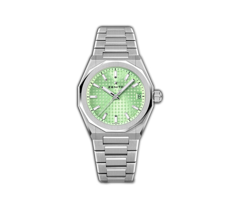 36mm Skyline Stainless Steel Green Sunburst Dial