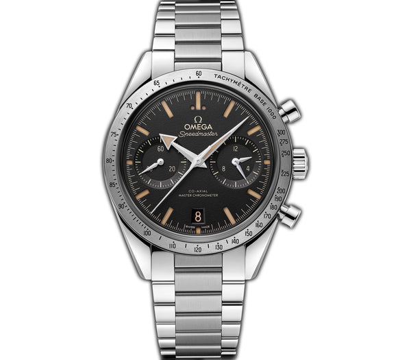 Omega Speedmaster 41mm Black Sandwich Dial Stainless Steel
