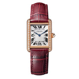 22mm Tank Louis 18k Rose Gold Diamond Case