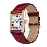 22mm Tank Louis 18k Rose Gold Diamond Case