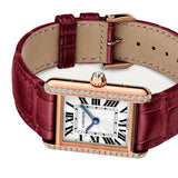 22mm Tank Louis 18k Rose Gold Diamond Case