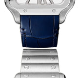 40mm Large Skeleton Dial Stainless Steel Bracelet Manual