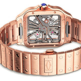 40mm Skeleton Dial 18k RG Bracelet