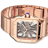 40mm Skeleton Dial 18k RG Bracelet