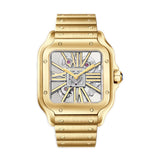 40mm Skeleton Dial 18k YG Bracelet
