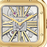 40mm Skeleton Dial 18k YG Bracelet