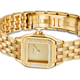 22mm Small 18k YG Diamond Bezel Golden Grain Dial
