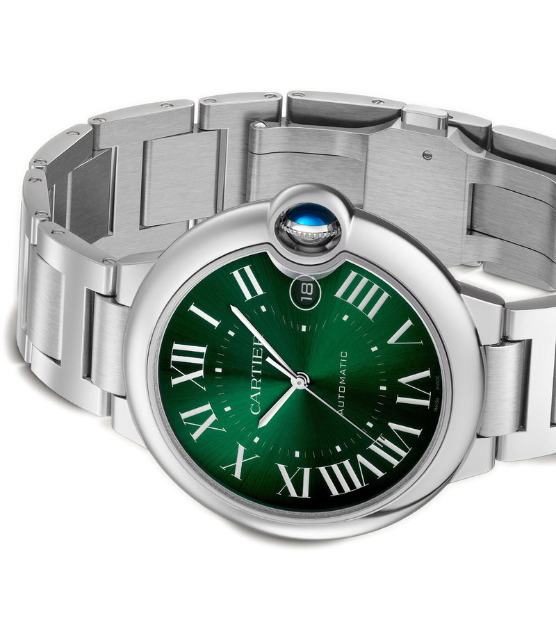 40mm Green Dial Stainless Steel Bracelet