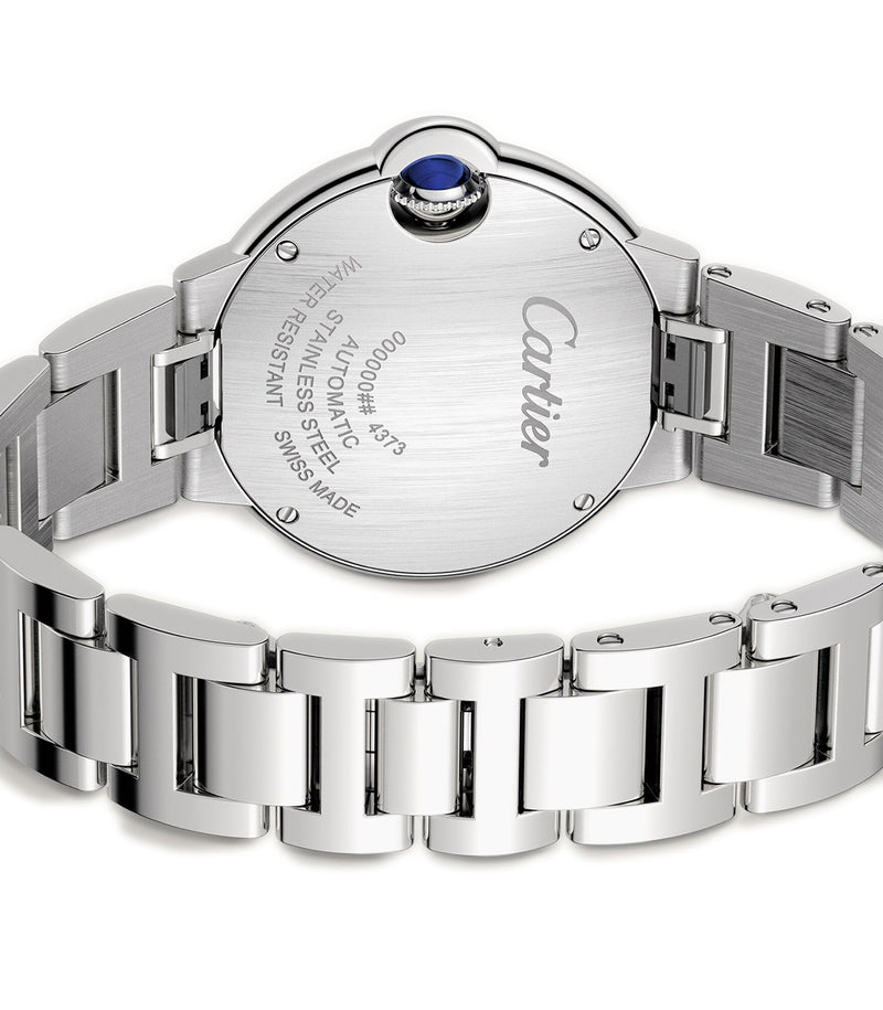 33mm Silver Diamond Dial Stainless Steel Bracelet