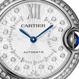 33mm Silver Diamond Dial Stainless Steel Bracelet