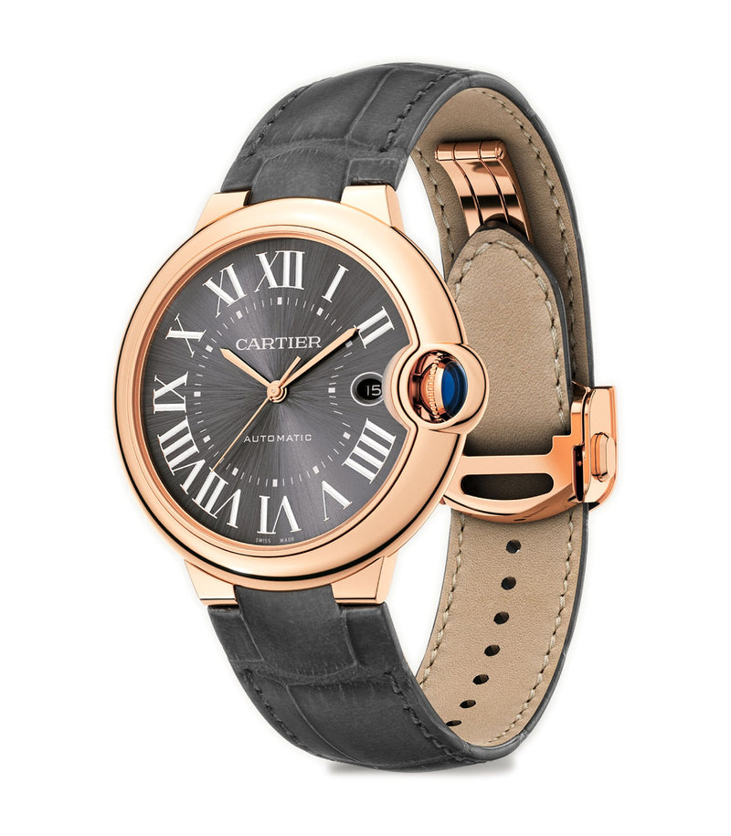 40mm 18k Rose Gold Dark Grey Dial