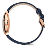 36mm 18k Rose Gold Silver Diamond Dial