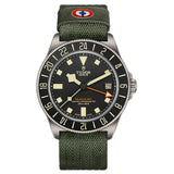 42mm FXD GMT Titanium Matte Black Dial
