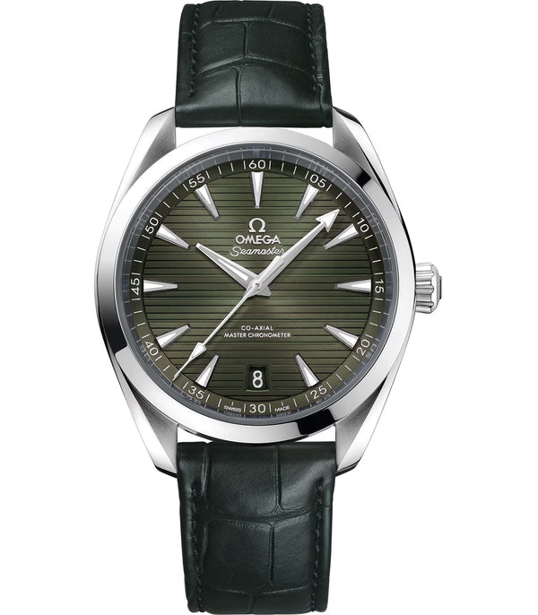 41mm Aqua Terra 150M Steel Green Dial Auto