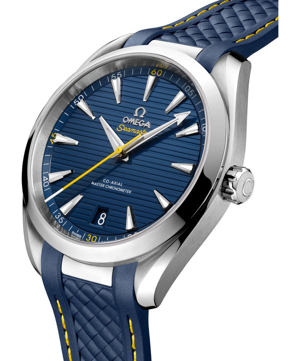 41mm Aqua Terra 150M Steel Blue Dial Auto